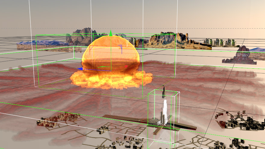 Procedural city and environment preview
